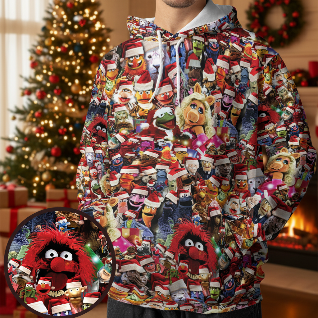All-over Print Hoodie - 6Q3A5DS3