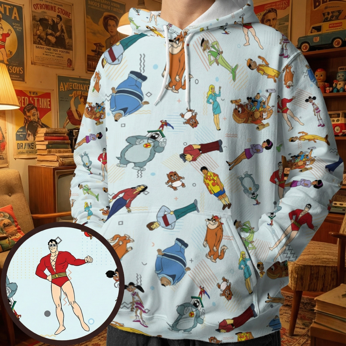 All-over Print Hoodie - 2YZWVH4U