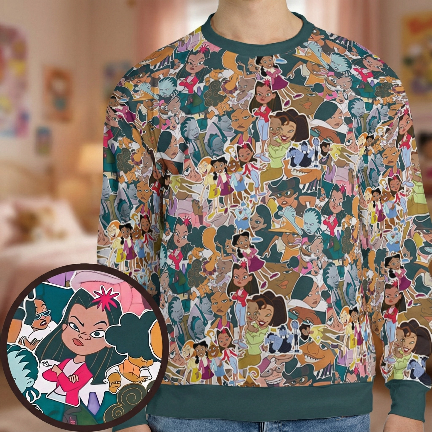 All-over Print Sweatshirt - EFVJ69GT