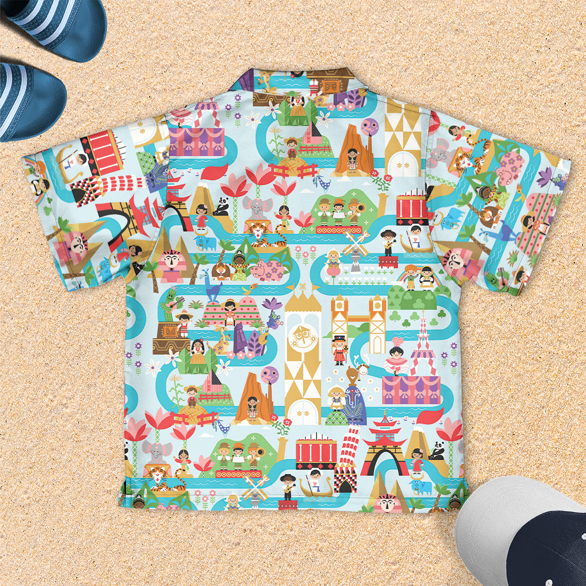 Youth Short-sleeve Hawaiian Shirt - M8SDM7T6
