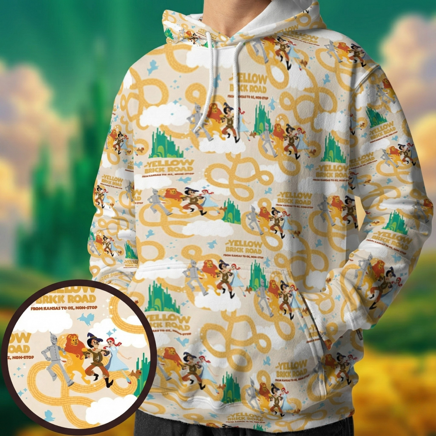 All-over Print Hoodie - CF7Z2S69