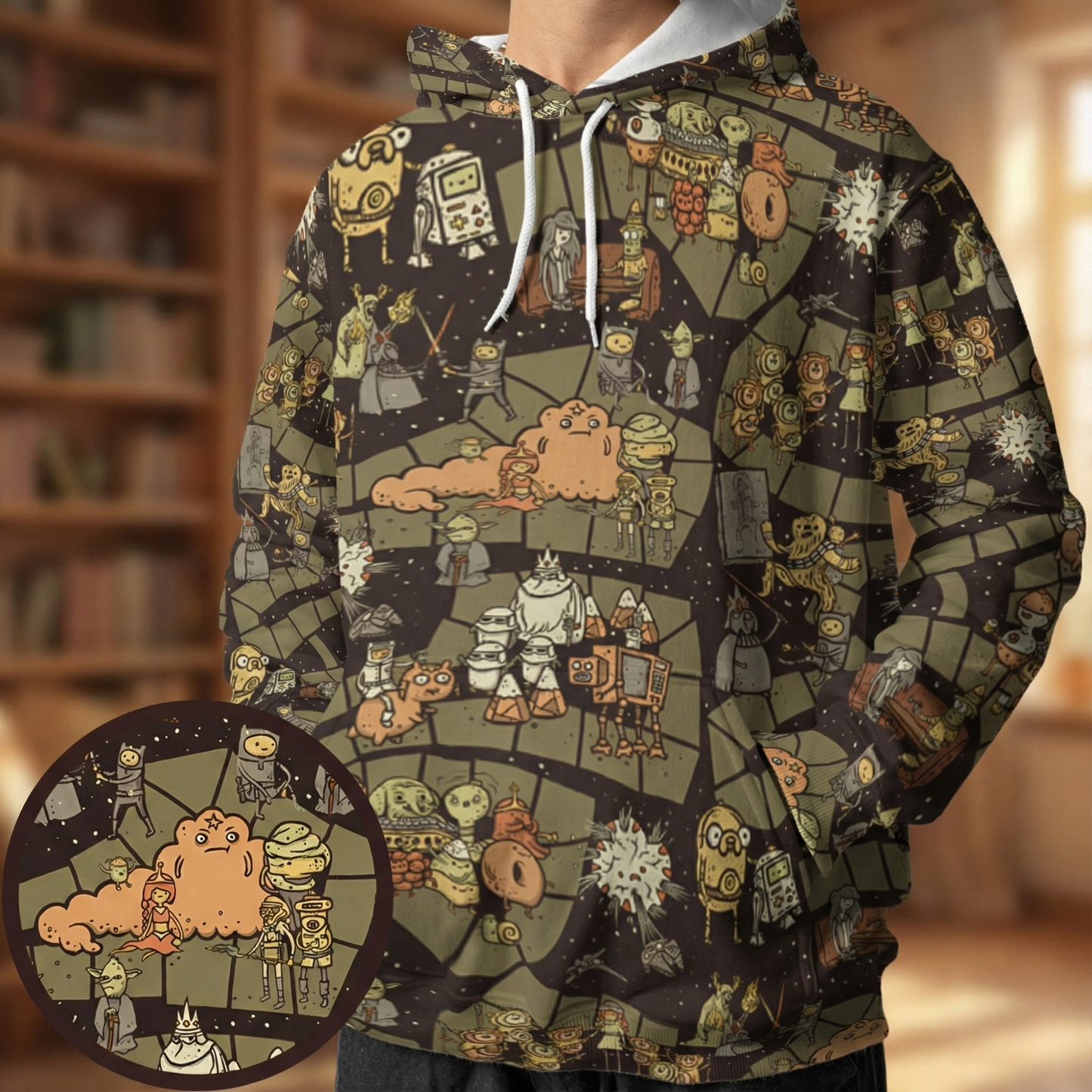 All-over Print Hoodie - 8EW124GB