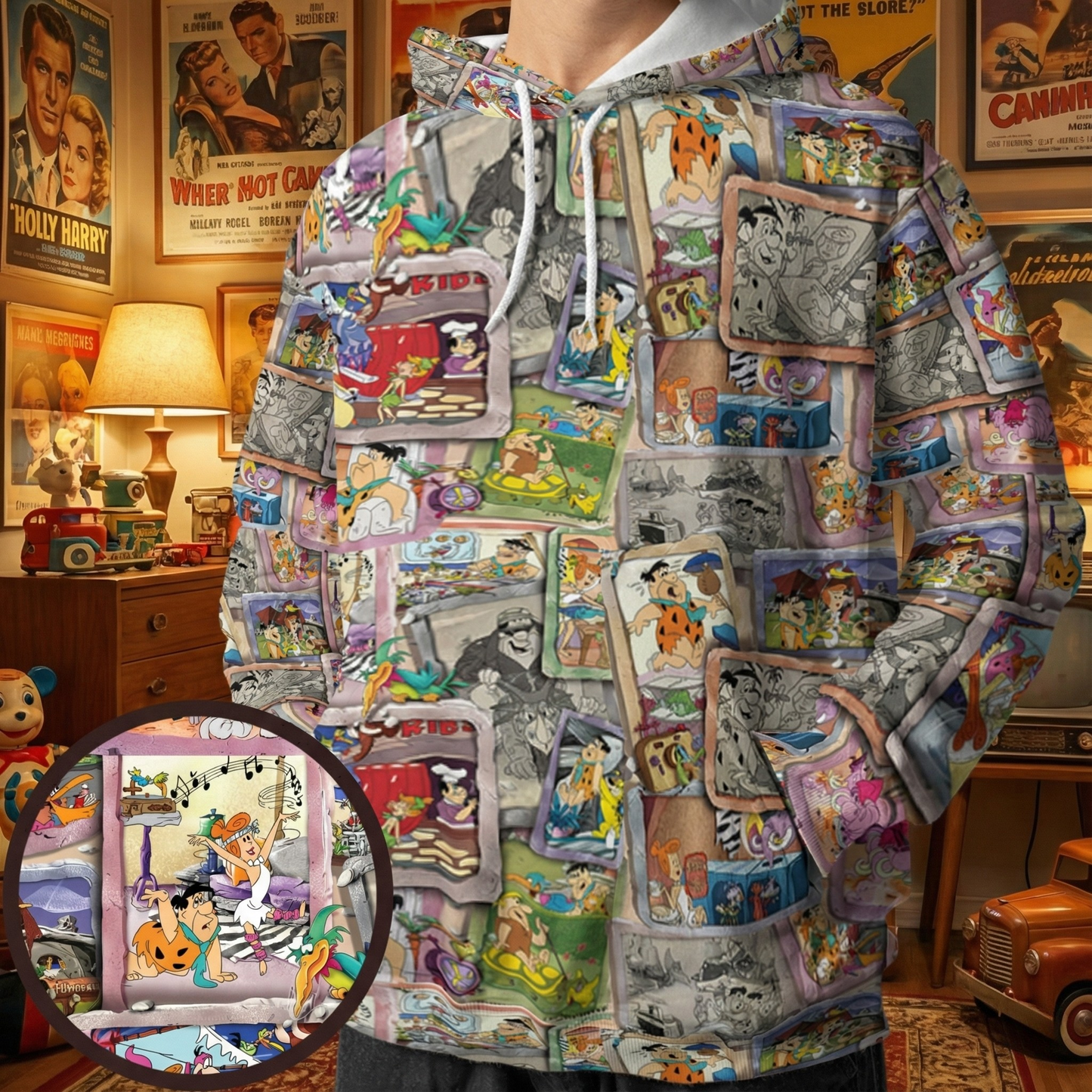 All-over Print Hoodie - 2A5ECHD8