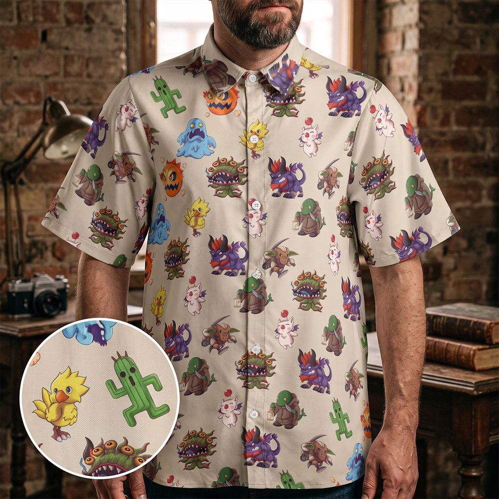 Button Down Shirt - 3SV5LCVJ - Featured