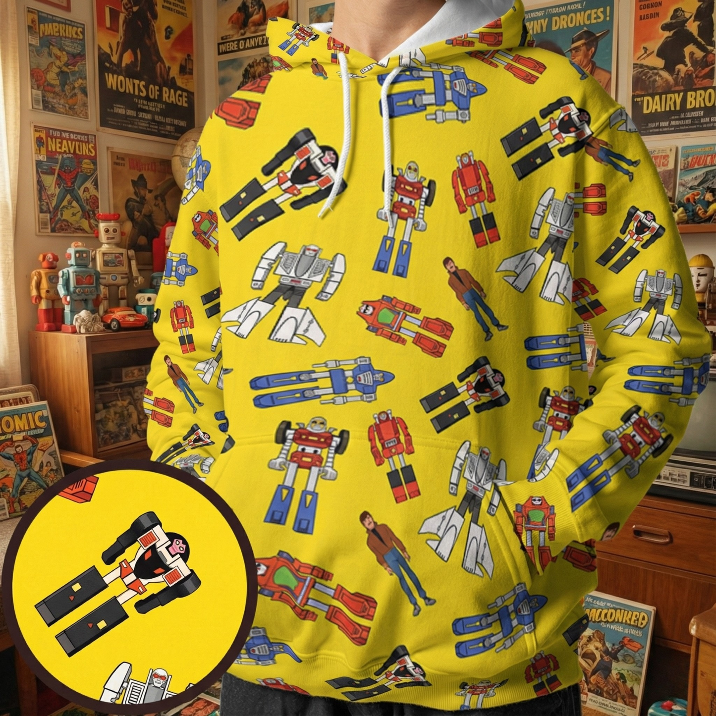 All-over Print Hoodie - CJ8H2PWJ