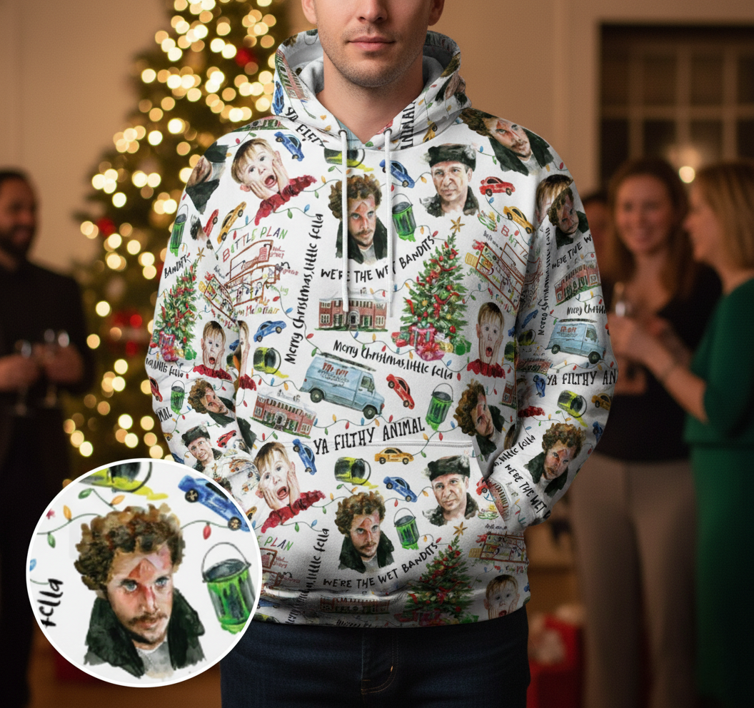 All-over Print Hoodie - UPRL8Y4N